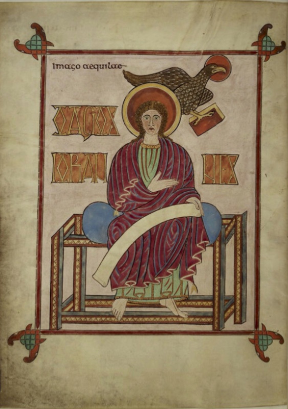 San Giovanni in Lindisfarne Gospels